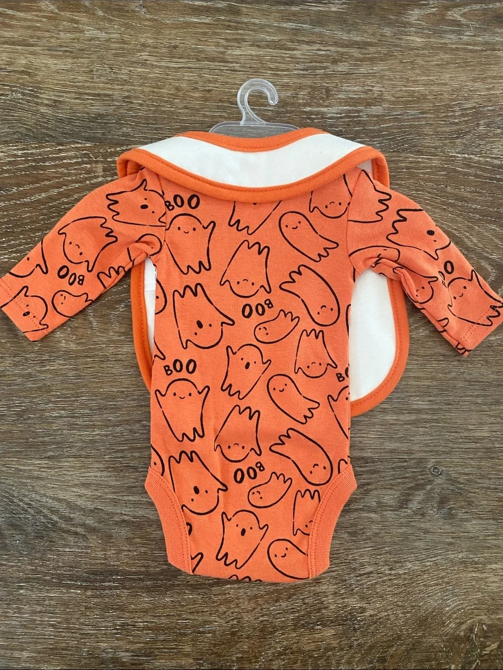 Carter's Orange & White Halloween Baby Sets in 3 sizes